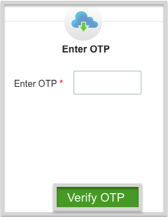 Enter OTP for Retrieve Lost Aadhaar